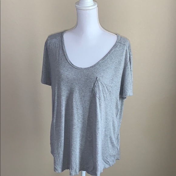 Joe Fresh Tops - Joe fresh grey scoop neck tee